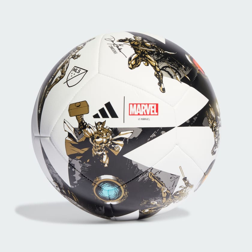 adidas Marvel MLS All-Star Game Training Ball - Black | Unisex Soccer |  adidas US