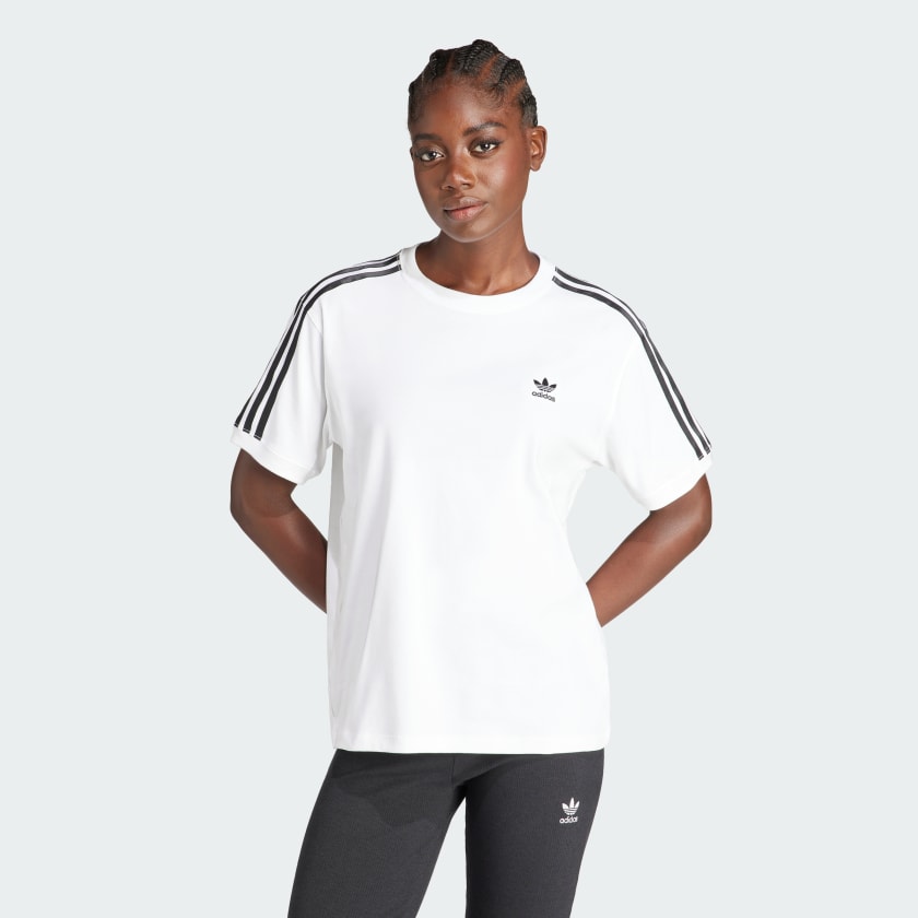 adidas 3-Stripes T-Shirt - White | adidas UK