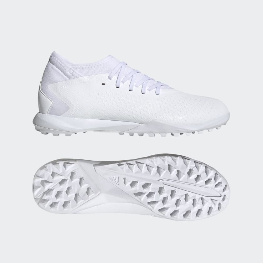 adidas Predator Accuracy.3 Turf Soccer Shoes - White | Unisex