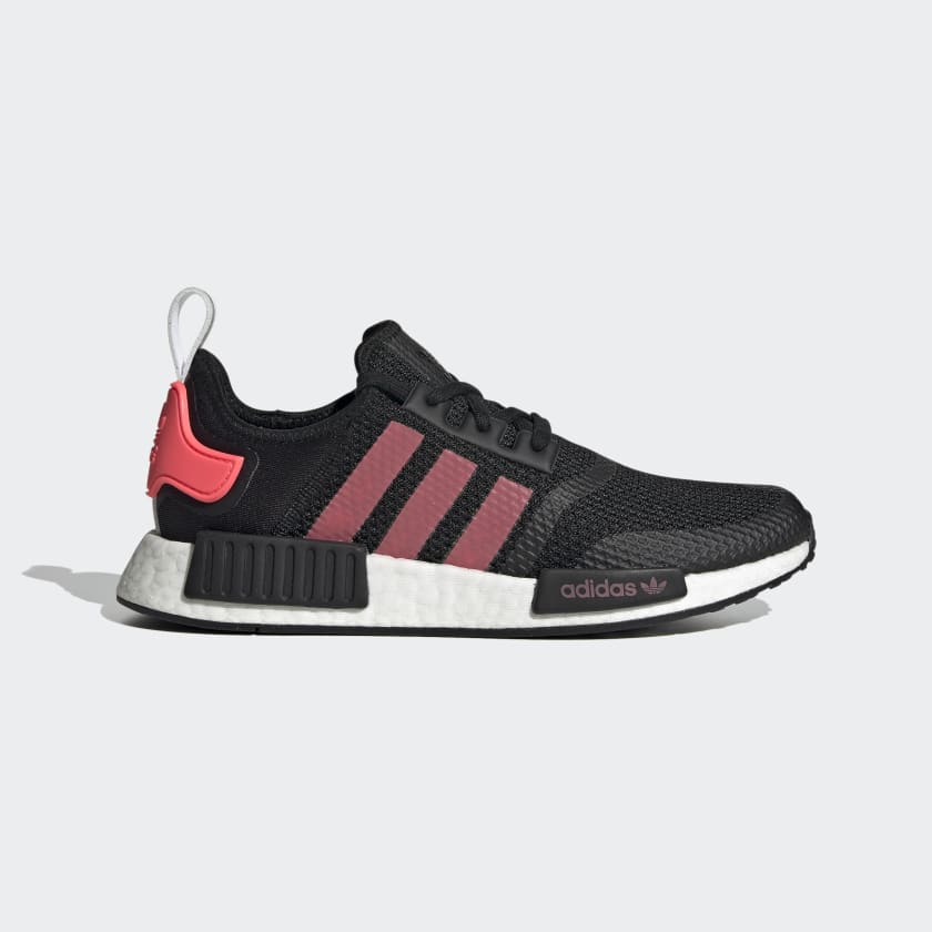 Pink white and black adidas on sale