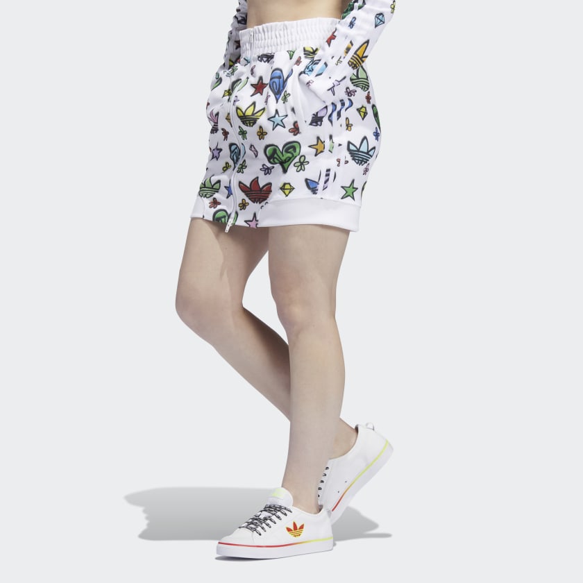 aborto Malentendido Ewell adidas Jeremy Scott Monogram Skirt - White | Women's Lifestyle | adidas US
