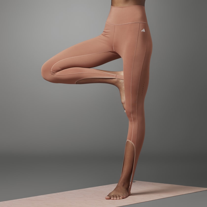 adidas Collective Power Yoga Studio Leggings - Brown