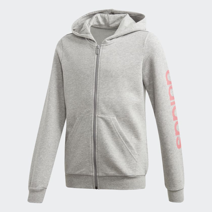 adidas Linear Hoodie Grey adidas UK