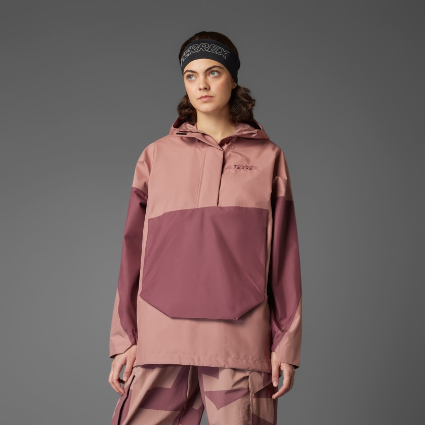 adidas Terrex Xploric 2.5L Climaproof Anorak - Pink | Free