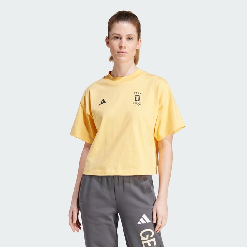 adidas Team Germany Tee Yellow adidas Deutschland