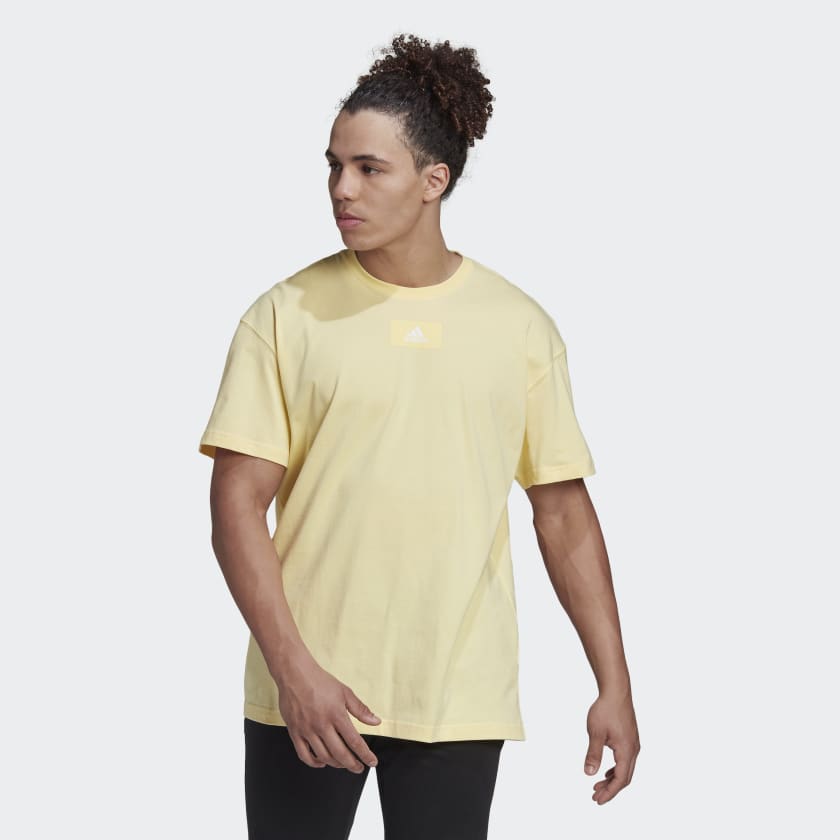 Essentials FeelVivid Drop Shoulder Tee - Yellow