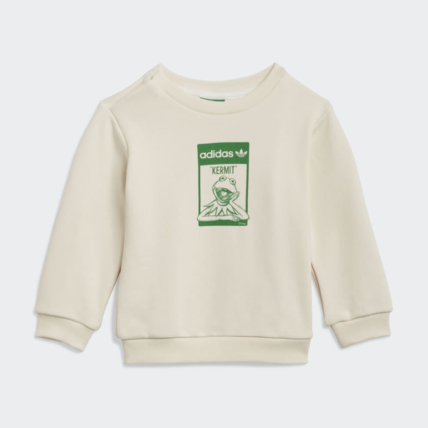 adidas Sudadera Estampada Algod n Org nico Blanco adidas Mexico