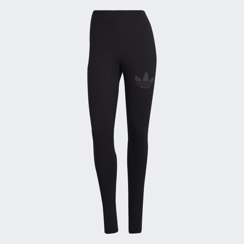 Adidas originals trefoil velvet store leggings