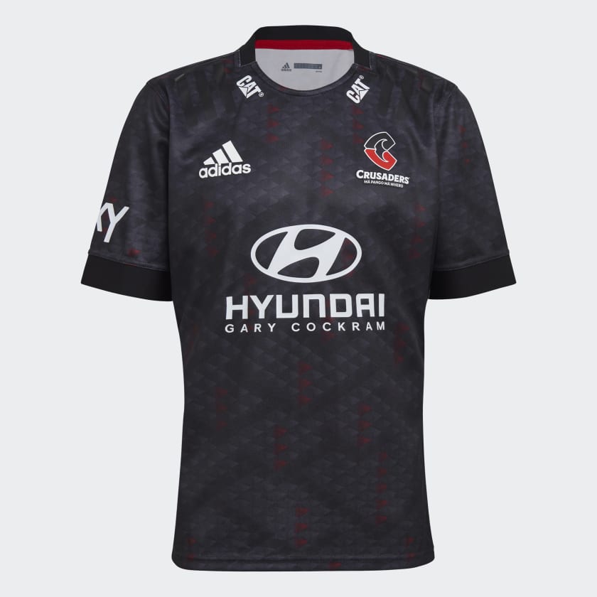 adidas Crusaders Rugby Training Replica Jersey Black adidas New Zealand