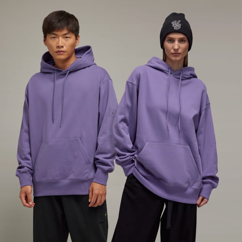 adidas Y-3 Organic Cotton Terry Hoodie - Purple | Unisex Lifestyle | adidas  US