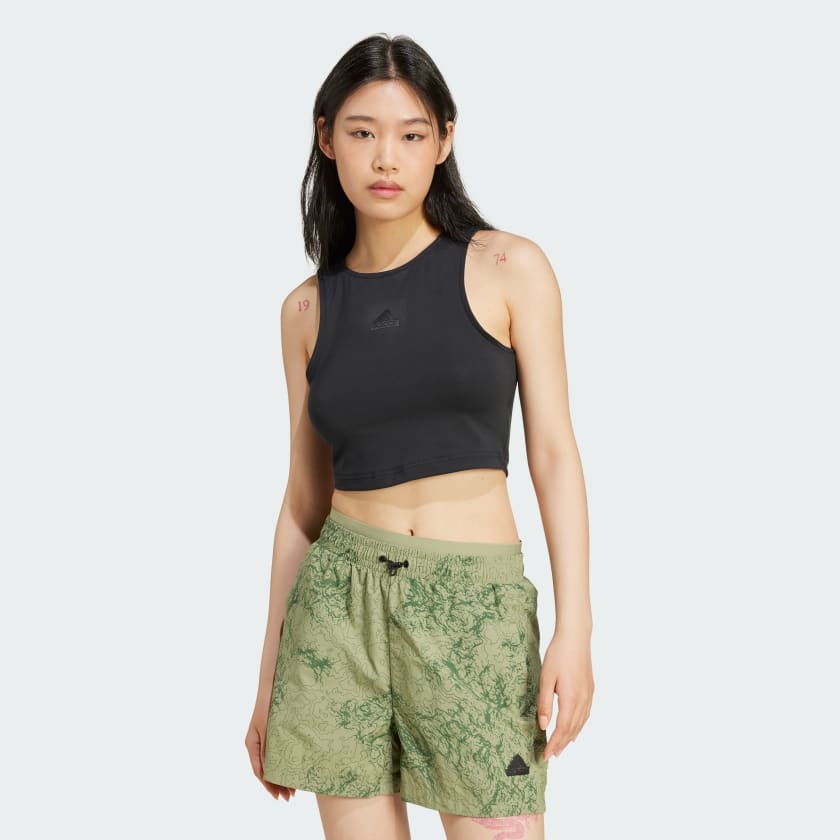 Adidas sc cropped tank on sale