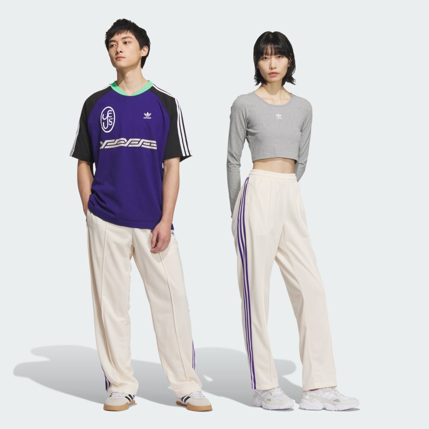 楽天市場】【公式】アディダス adidas 返品可 ライフスタイル ベロア トラックパンツ オリジナルス ユニセックス ウェア・服 ボトムス ベージュ  JM2267 下 : adidas Online Shop 楽天市場店