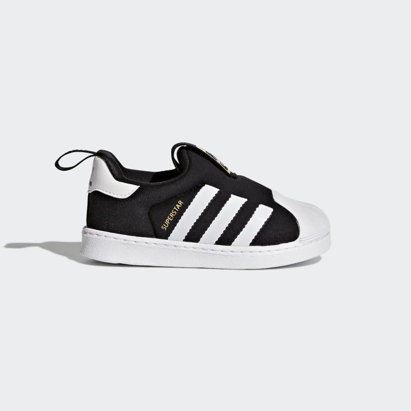 adidas Superstar Shoes - Black, Kids' Lifestyle