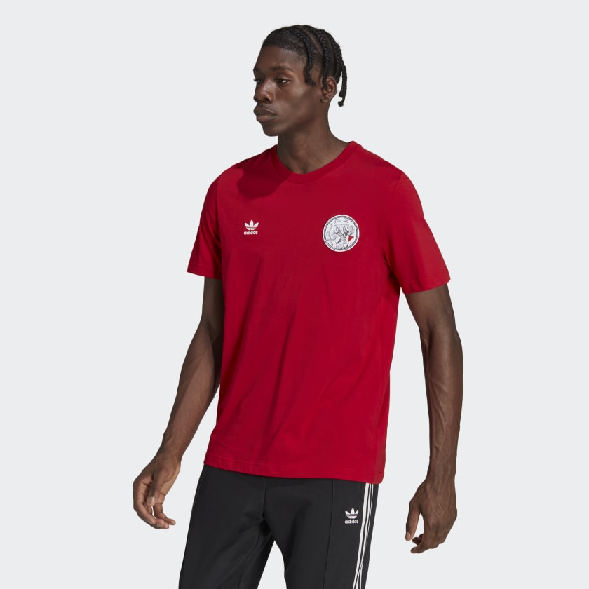 Adidas originals t shirt rot hotsell