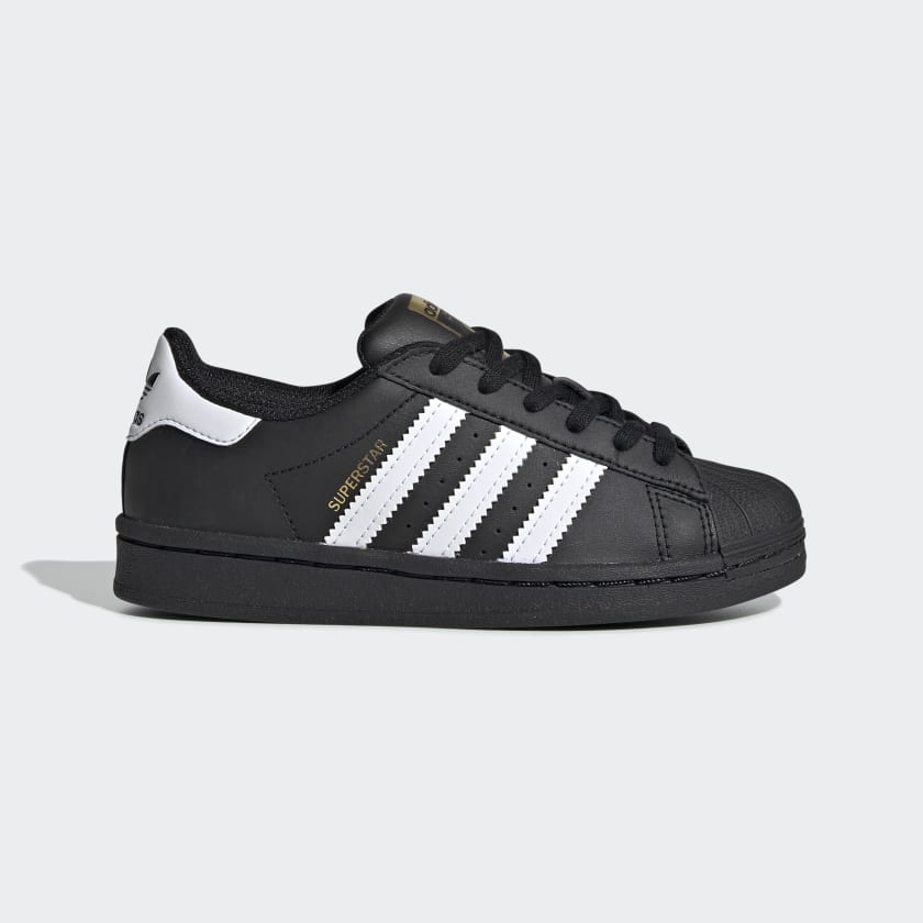 Kids Superstar Core Black and Cloud White Shoes EF5394 | adidas US