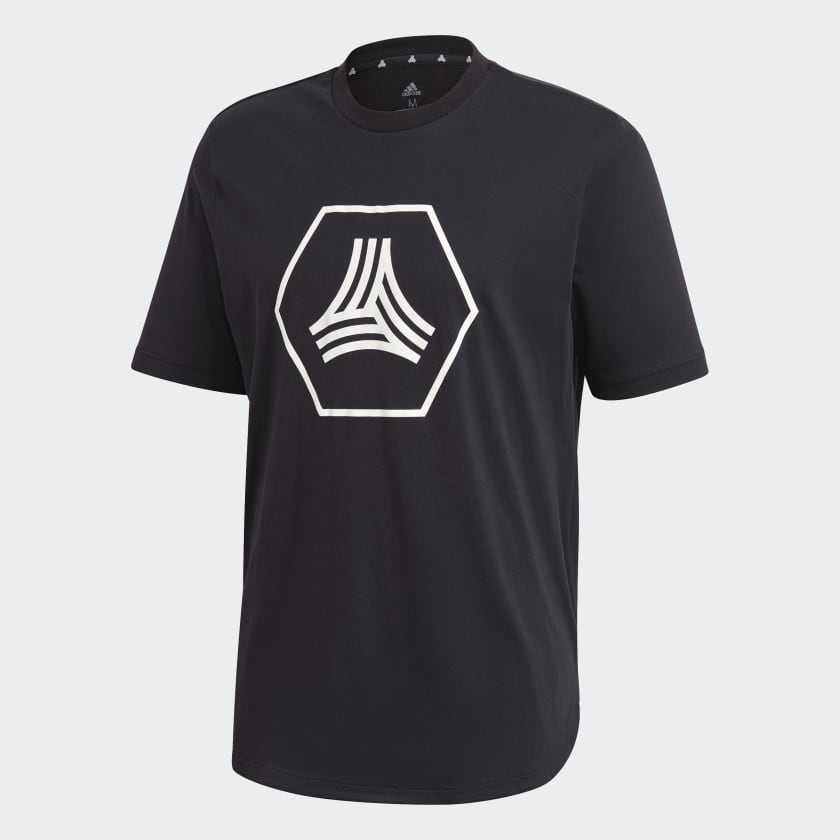 Adidas tan logo tee shop