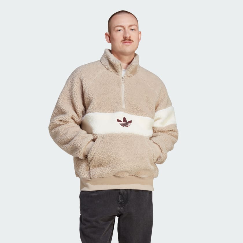 Adidas originals fleece jacket store