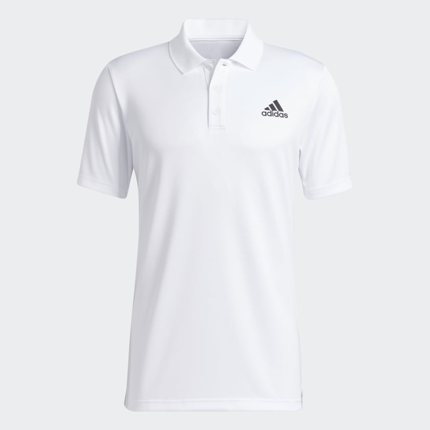 Polo adidas blanco hombre shop