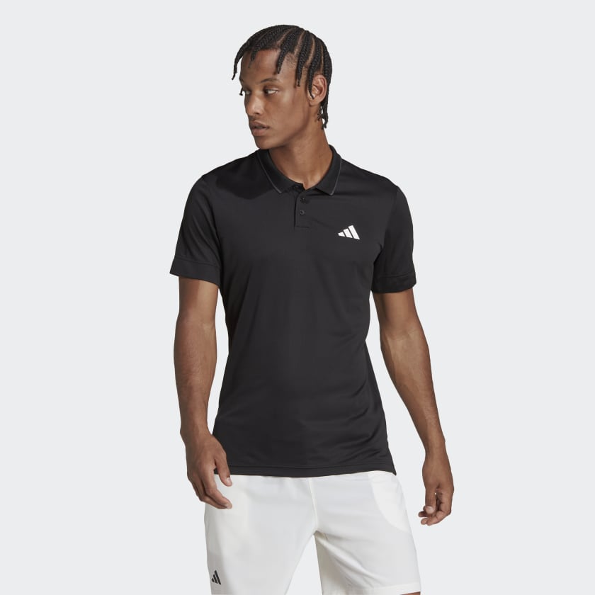 adidas Tennis FreeLift Polo Shirt - Black | Men's Tennis | adidas US