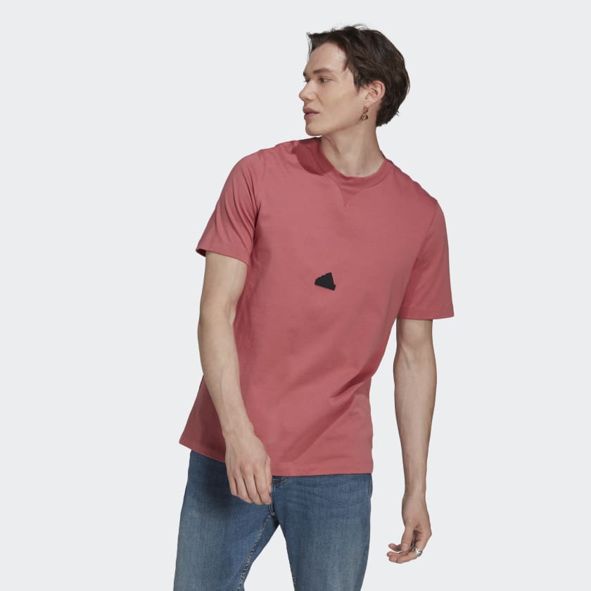 Playera roja clearance adidas