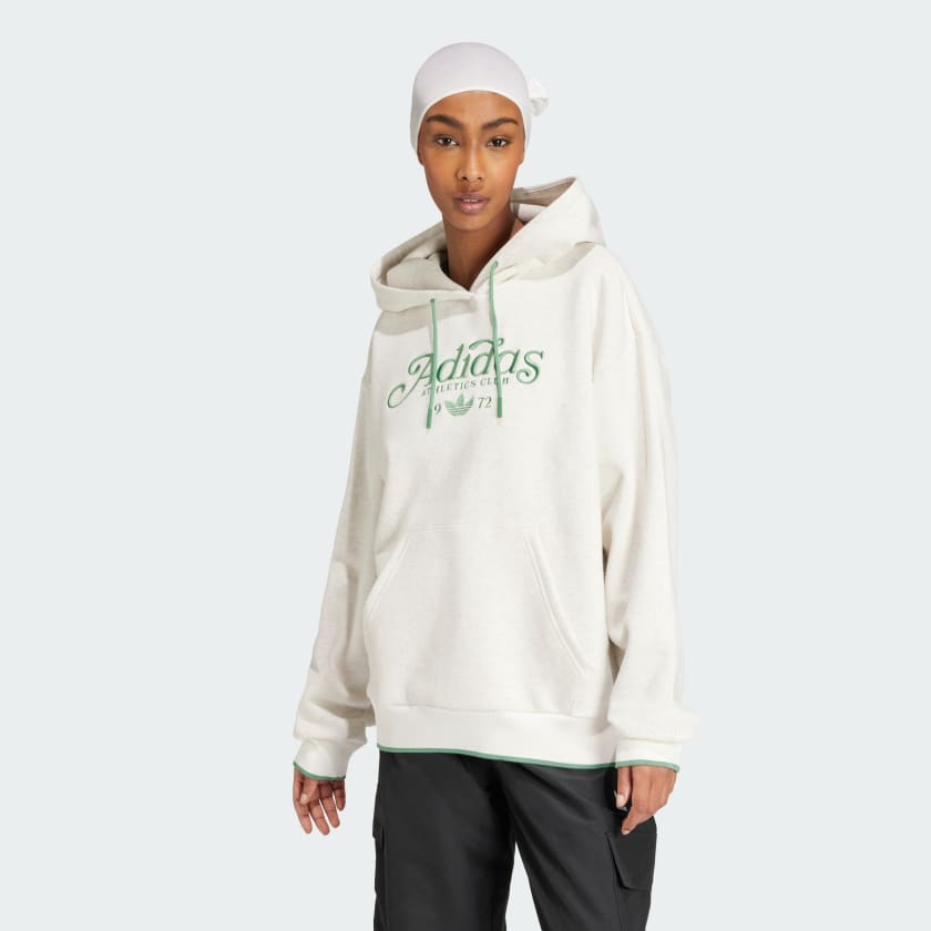 adidas Graphic Loose Hoodie White adidas Australia