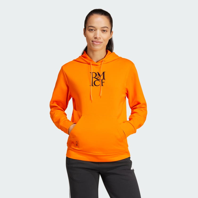 adidas Real Madrid Doubleknit Hoodie Orange adidas Deutschland