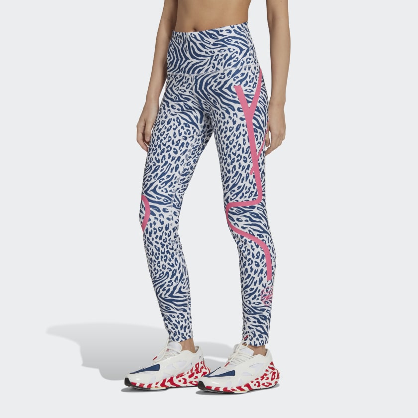 WMNS) adidas x Stella Mccartney Logo-print High-waisted Leggings