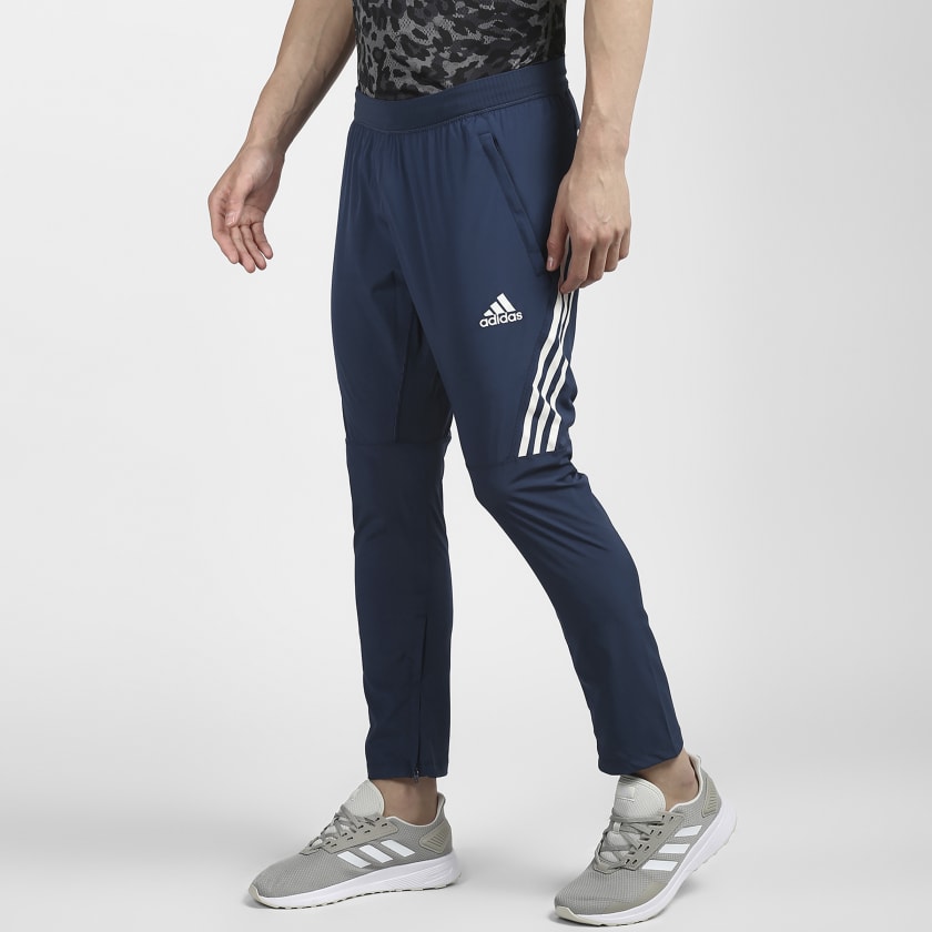 adidas Men's Essentials Warm-Up Tapered 3-Stripes Track Pants HE4399 |  eBay
