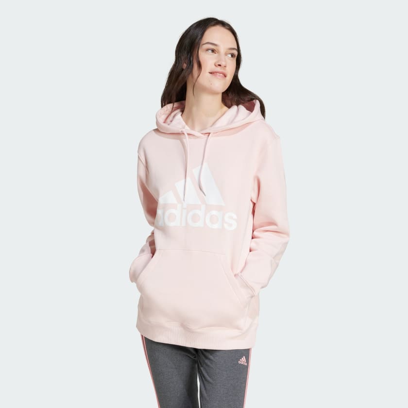 Adidas rose logo w hoodie hot sale