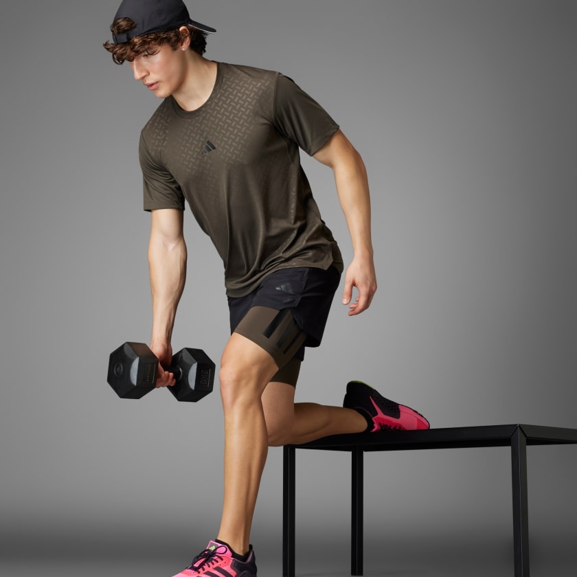 Adidas fitness t shirt clearance