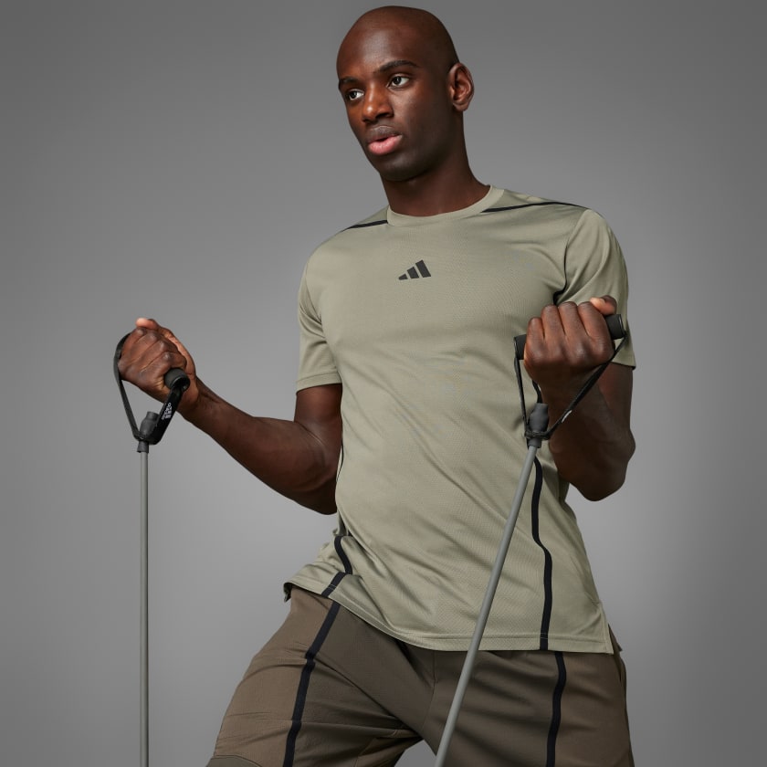 adidas Designed for Training Pro Series Tee - Green | Free