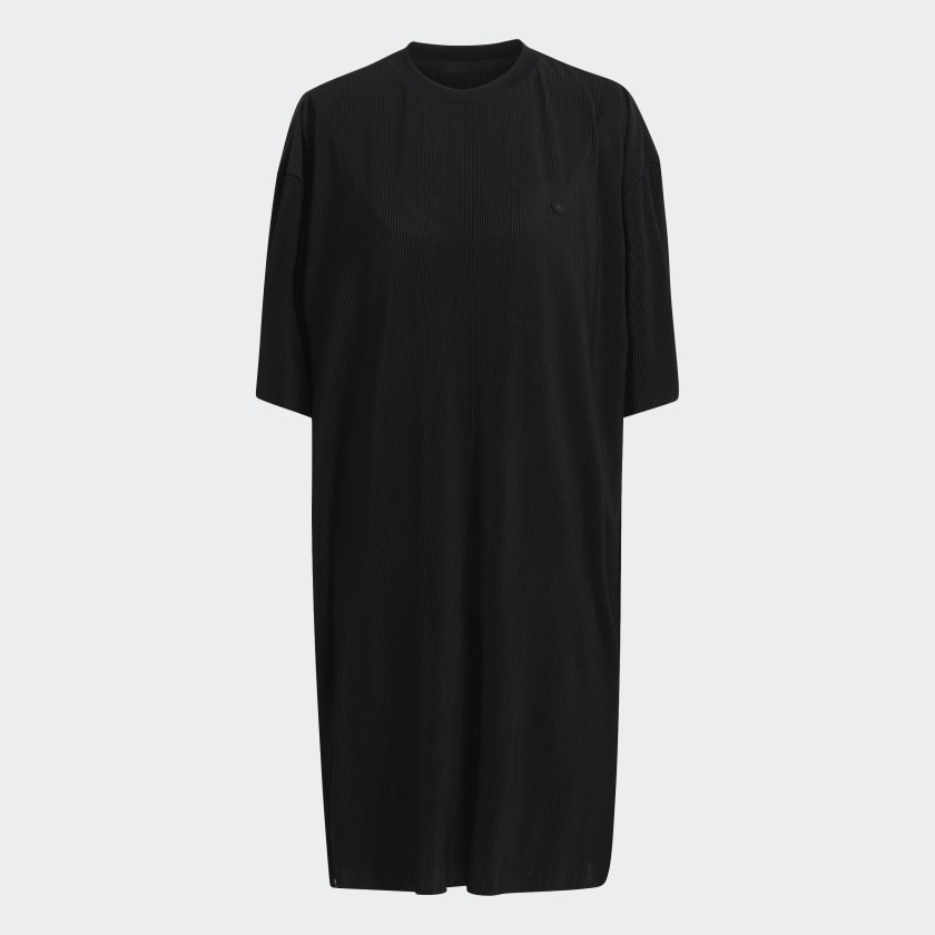 adidas Adicolor Plisse Tee Dress Black adidas Thailand
