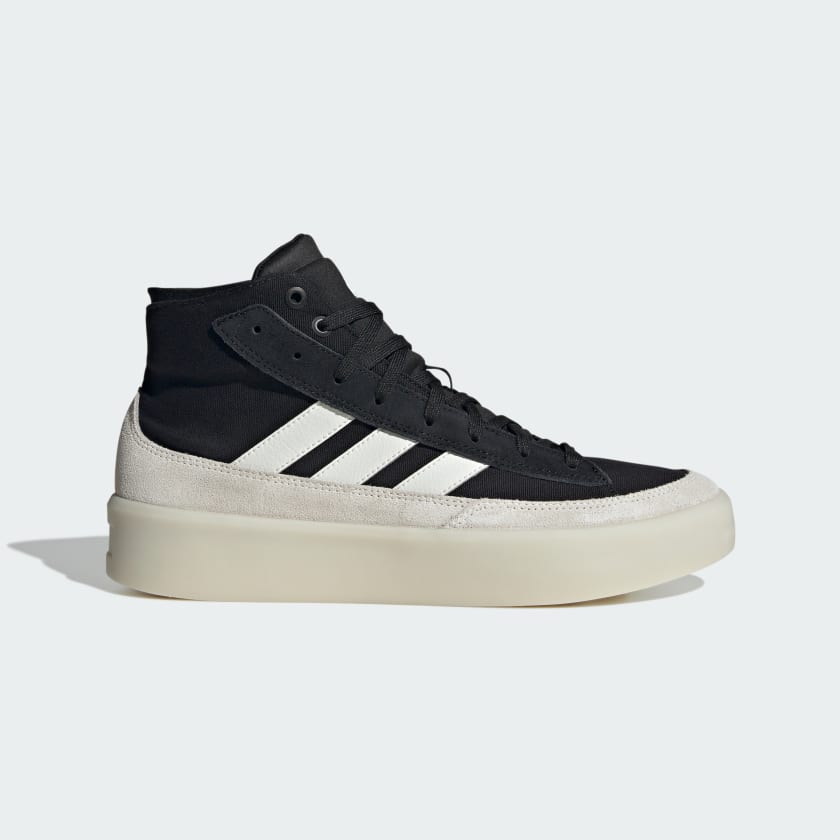 High top adidas black sale