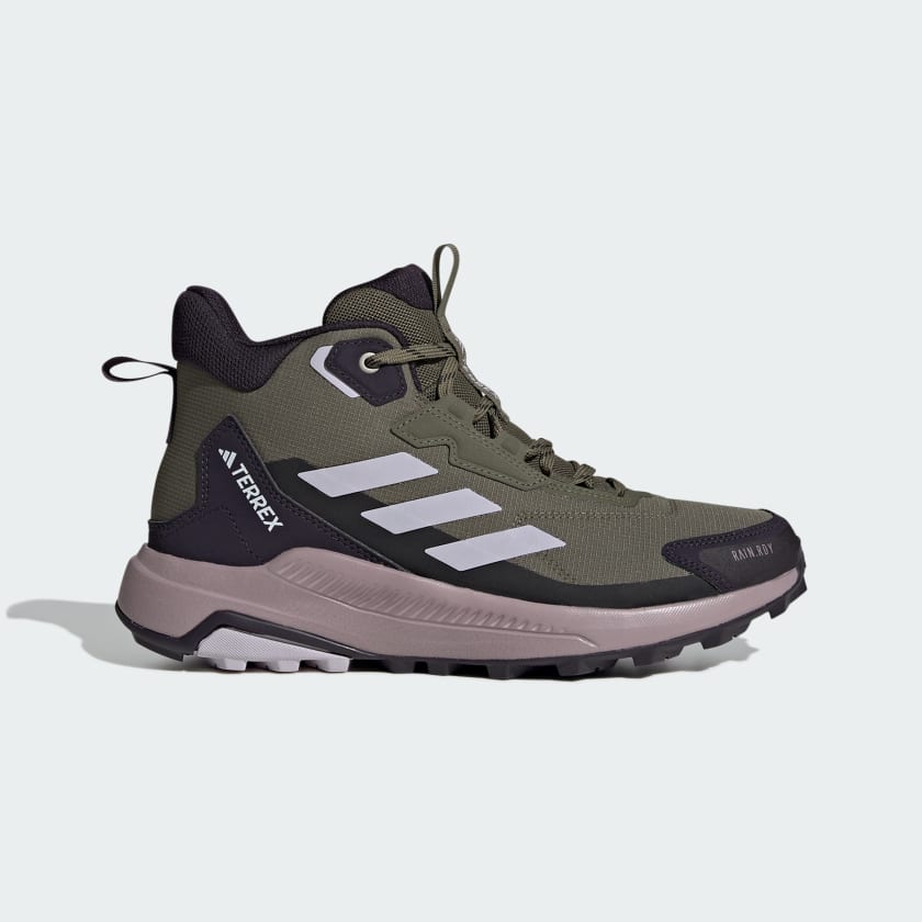 adidas Terrex Anylander Mid Rain.Rdy Hiking Shoes Green adidas UK