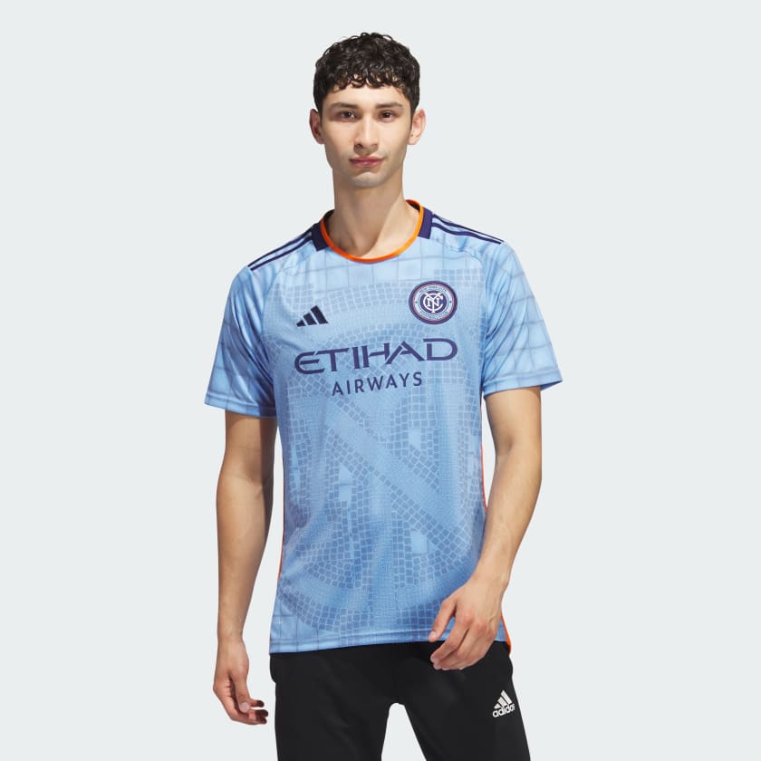  Manchester City FC Men’s 2023/24 Replica Home Soccer Jersey -  Team Light Blue : Sports & Outdoors