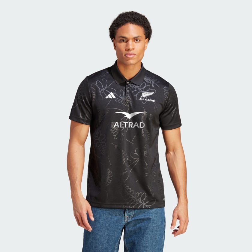adidas All Blacks Rugby Supporters Poloshirt Zwart adidas Offici le Shop