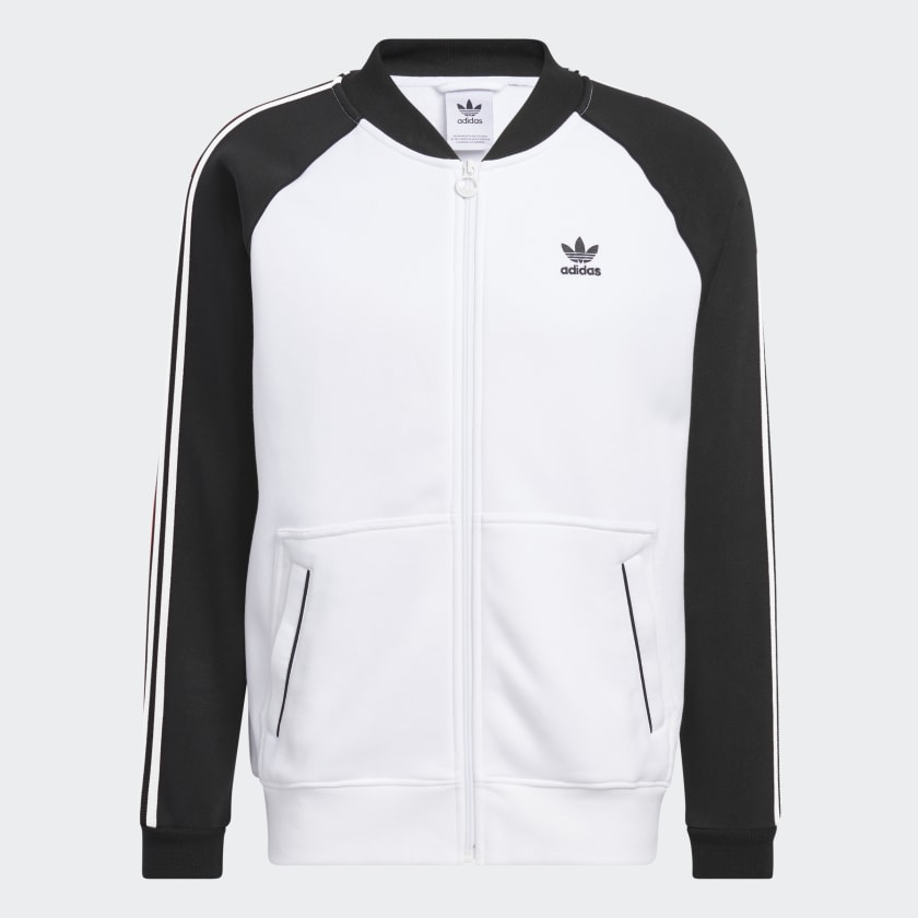 adidas SST Fleece Track Jacket - White | adidas Canada