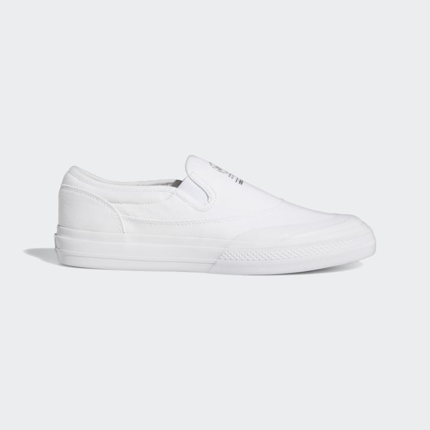 Langt væk Optø, optø, frost tø slim adidas Nizza RF Slip sko - Hvid | adidas Denmark