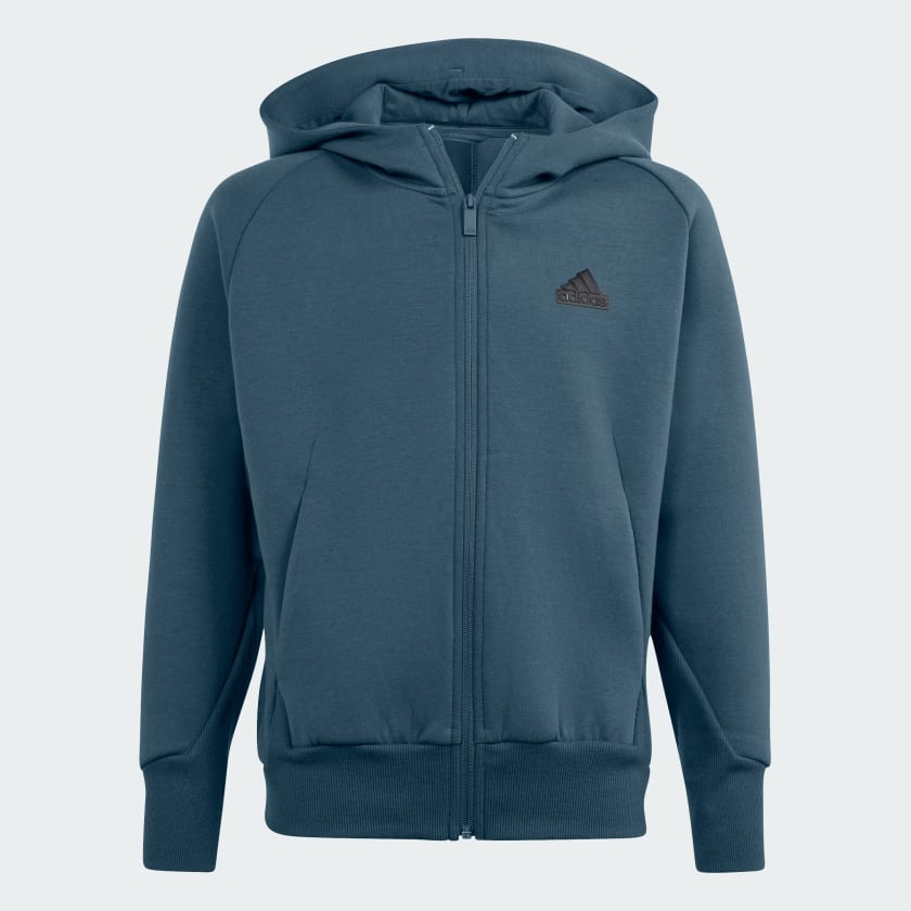 Poleron adidas Z.N.E. Cierre Frontal para Ninos Gris adidas adidas Chile