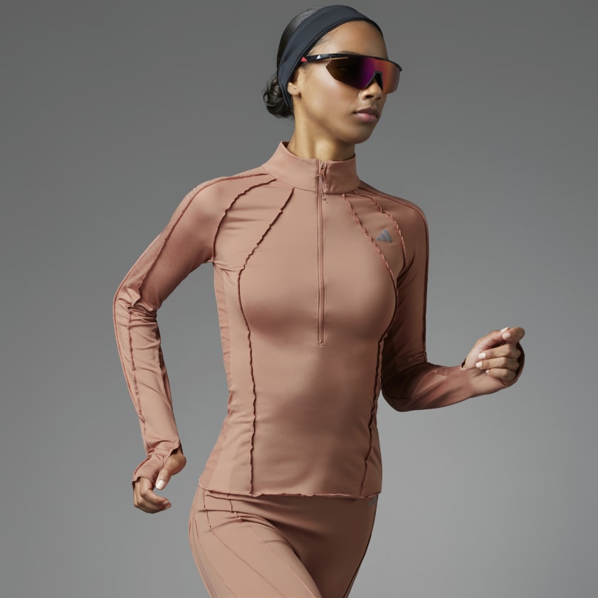 Long sleeve online half zip