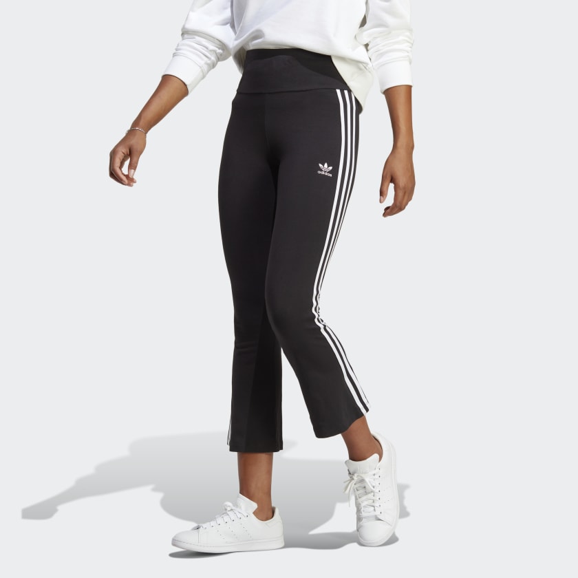 adidas Adicolor Classics 3-Stripes 7/8 Flare Leggings - Black, Women's  Lifestyle