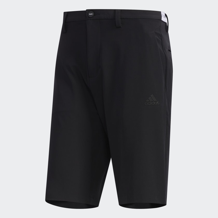 Adidas black shorts with white stripes shop