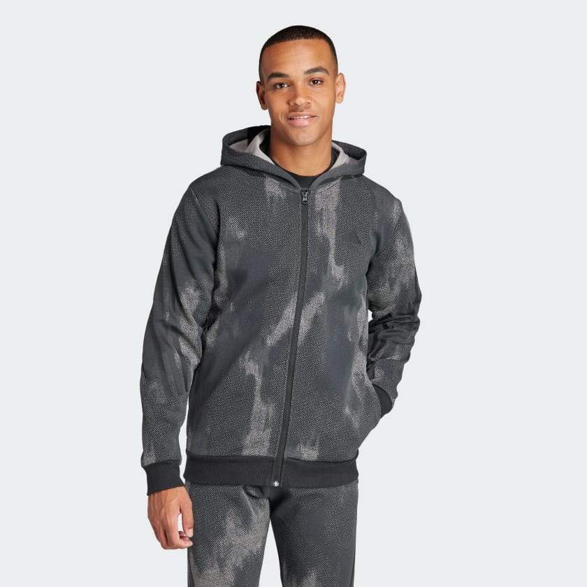 adidas Future Icons 3 Stripes Full Zip Hoodie Multicolor