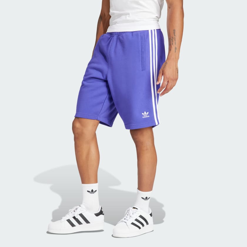 adidas | Lifestyle 3-Stripes US adidas Shorts Men\'s Purple - Adicolor |