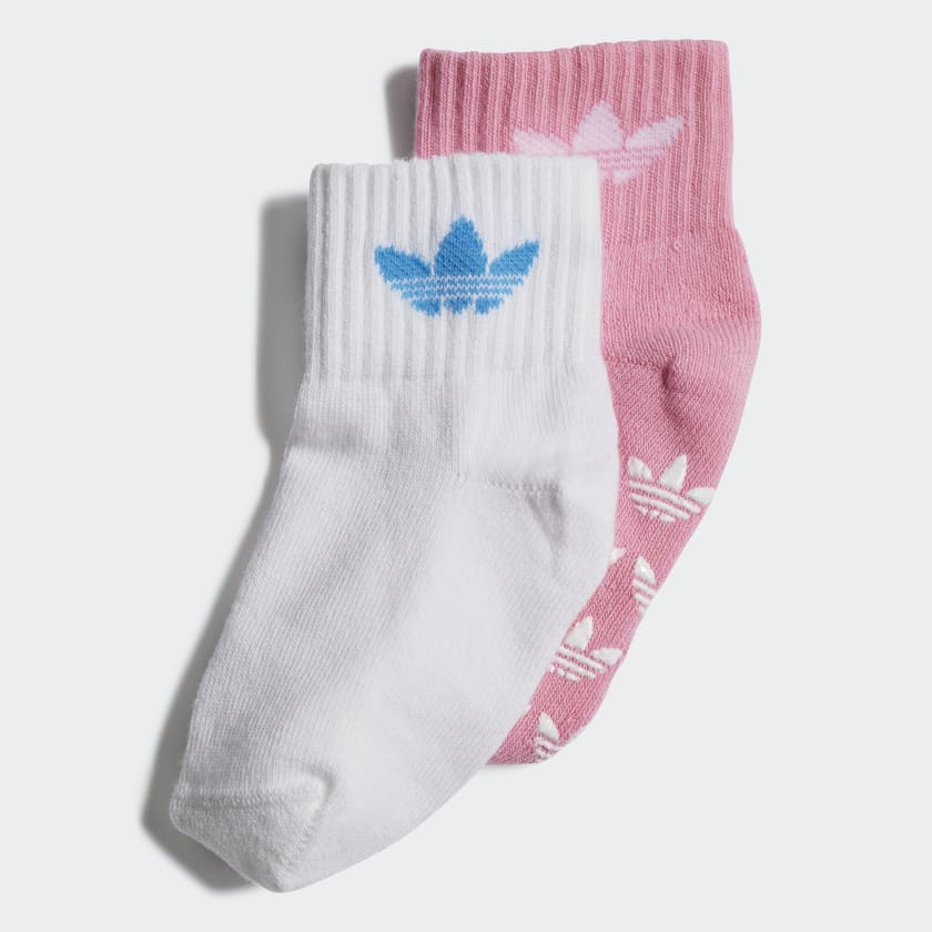 adidas Anti-Slip Socks 2 Pairs - Pink | Kids' Lifestyle | adidas US