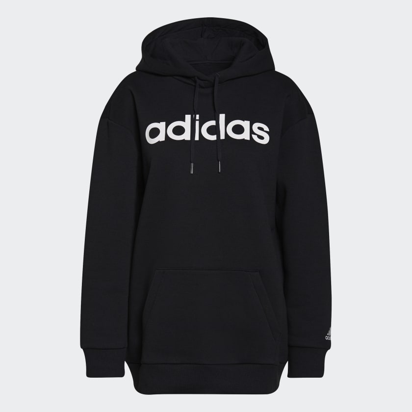 adidas Essentials Oversize Fleece Hoodie Black adidas Canada