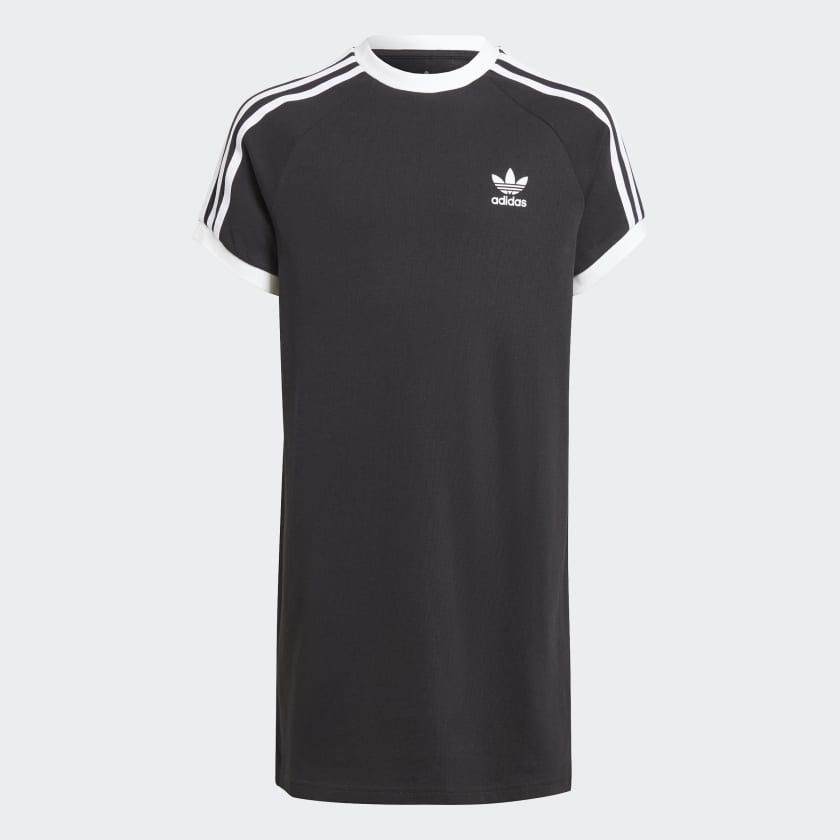 adidas Adicolor T shirt Jurk Zwart adidas Offici le Shop