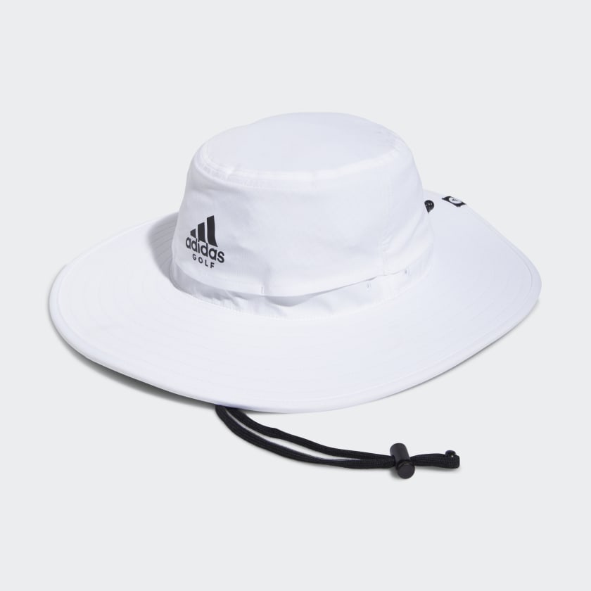 Wide-Brim Golf Sun Hat - White, Men's Golf