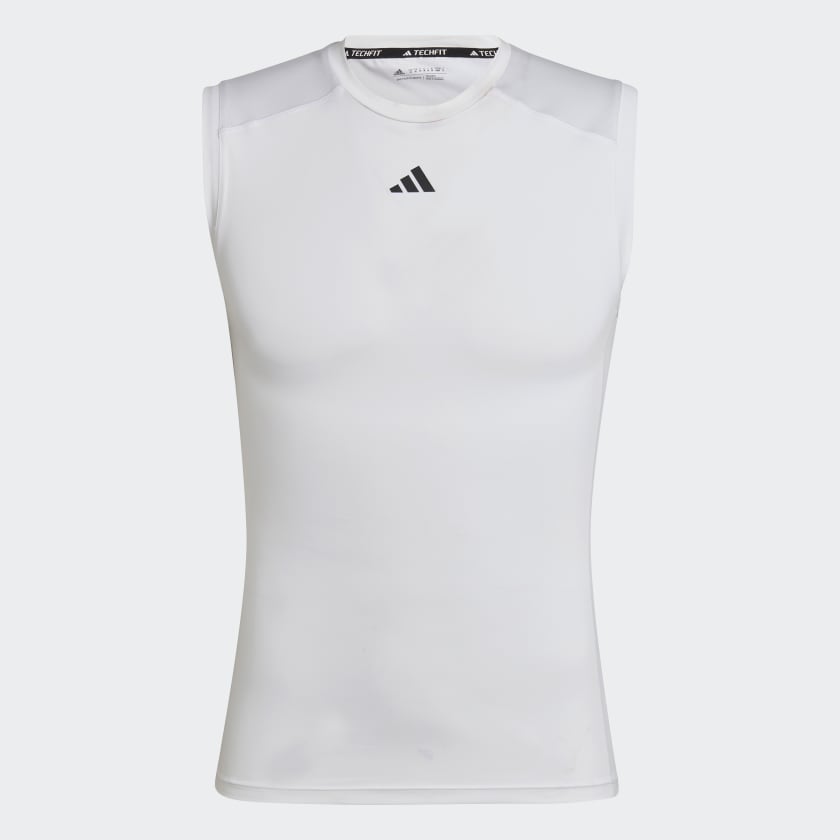 Adidas Calf Sleeve White Techfit Seamless size S/Ml, Mercari