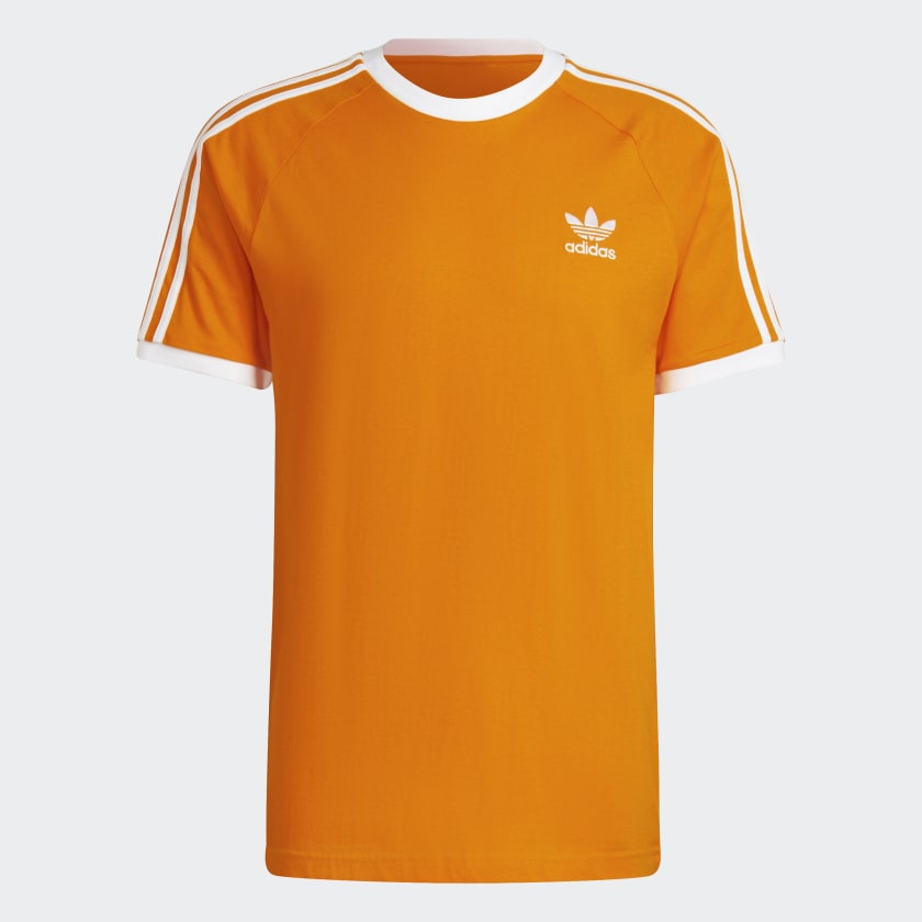 Adidas orange on sale t shirt